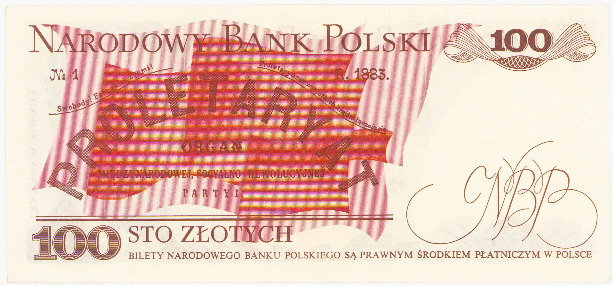 100 złotych 1975 seria M